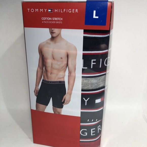 tommy hilfiger cotton stretch boxer briefs